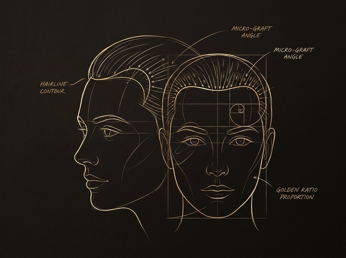 Hair Transplantation Sketch